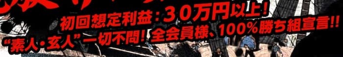 初回想定利益30万円以上!!