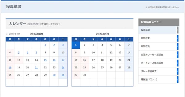 収支確認（日別）