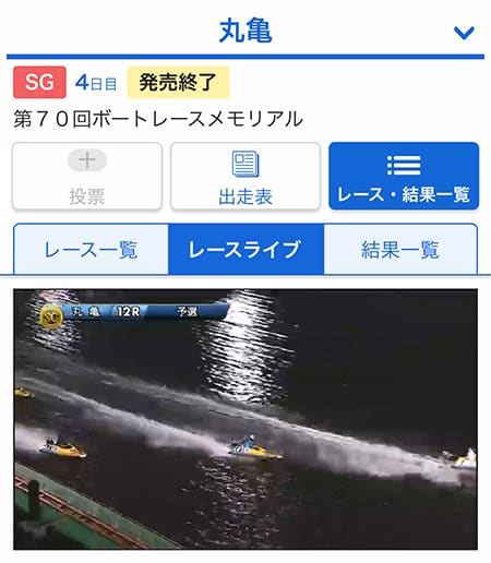 レース観戦