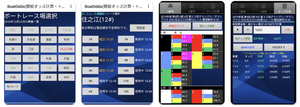BoatOdds アプリ